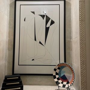 Susan Eslick Postmodern Art Pottery Charger Plate